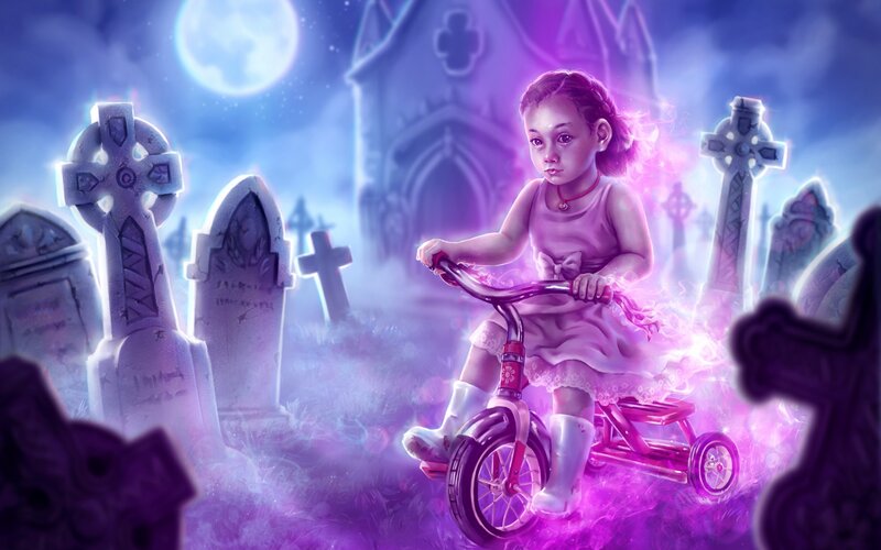 Girl on Tricycle