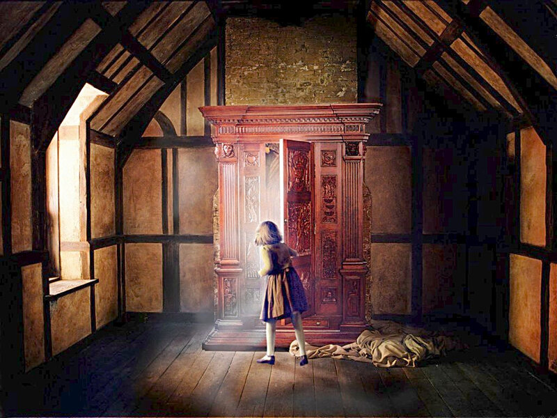 Girl Opening Wardrobe