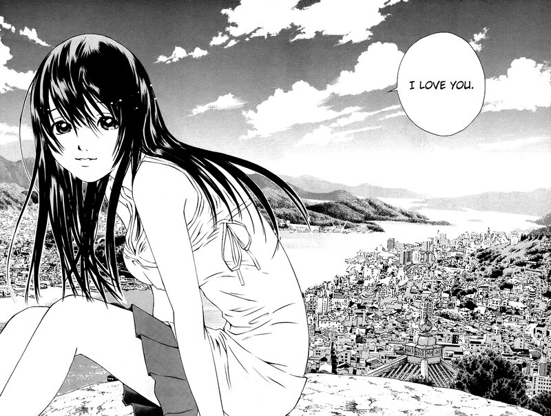 girl overlooking city