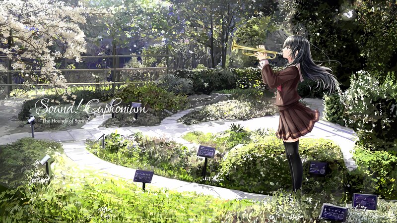 Girl Playing Trumpet