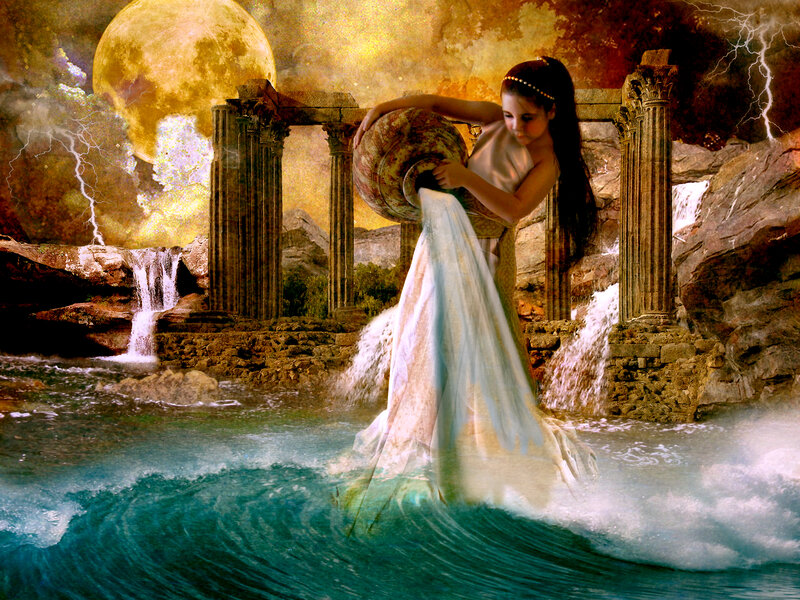 Girl Pouring Water