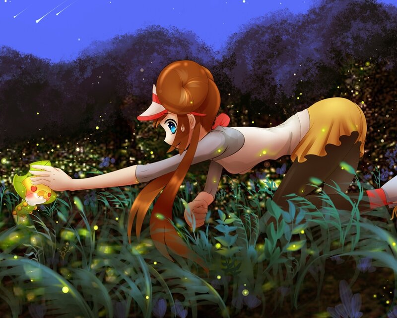 Girl Reaching for a Creature