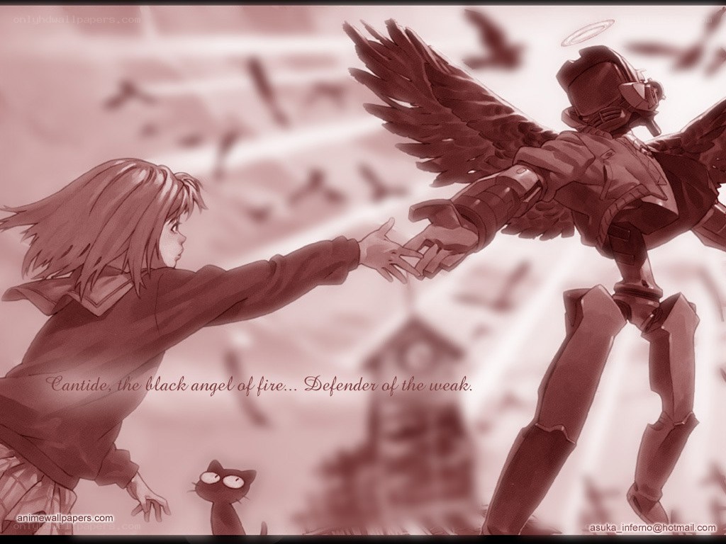 girl reaching for angel