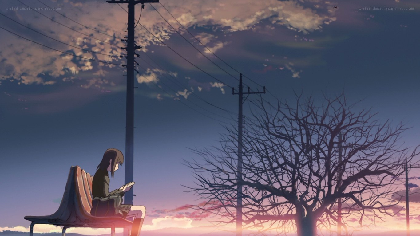 girl reading at sunset