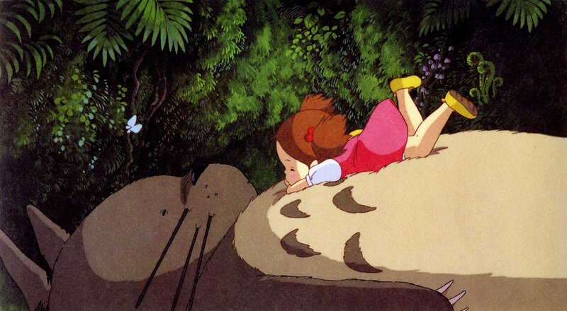 Girl Resting on Creature