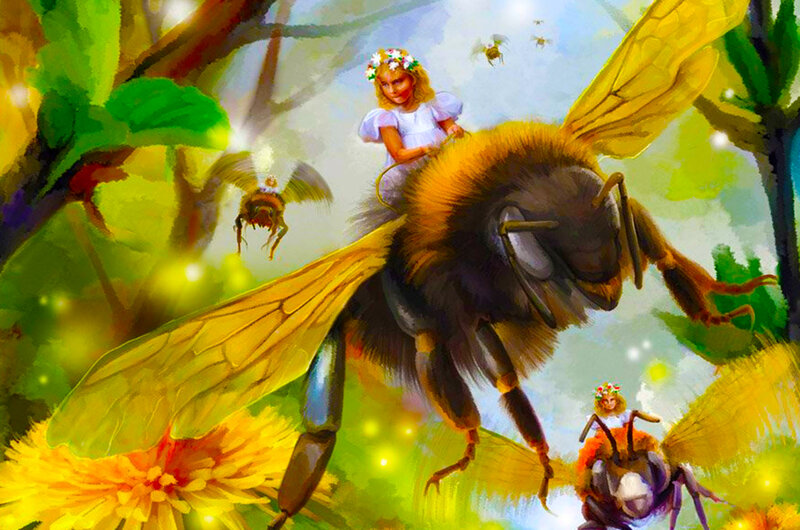 Girl Riding Bumblebee