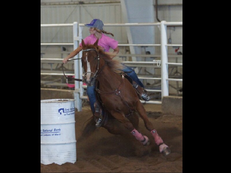 Girl Riding Horse — Brown, Active