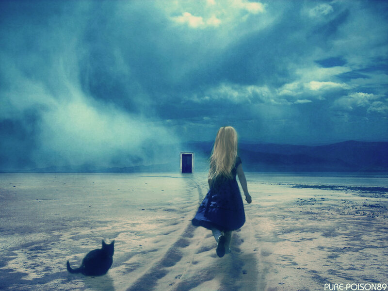 Girl Running on Beach