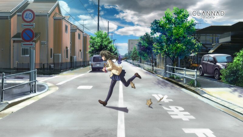 Girl Running on Street