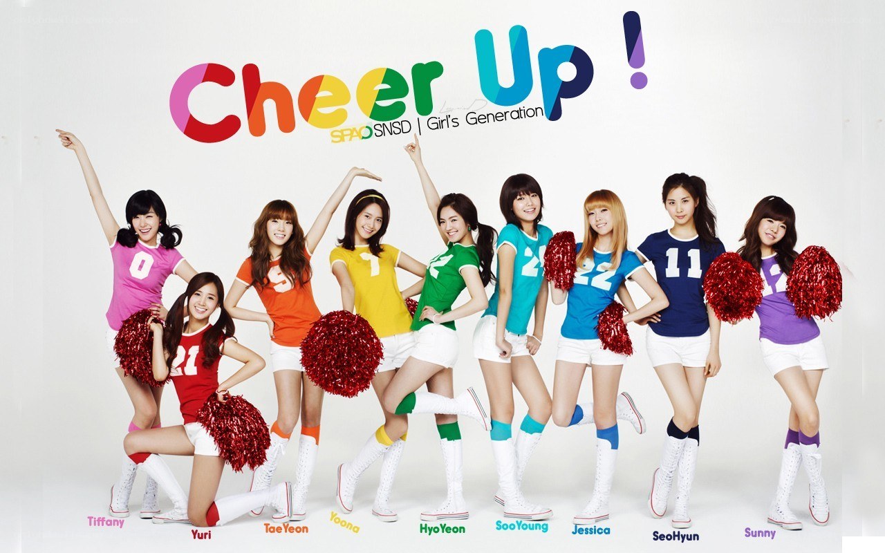 Girl's Generation cheer squad