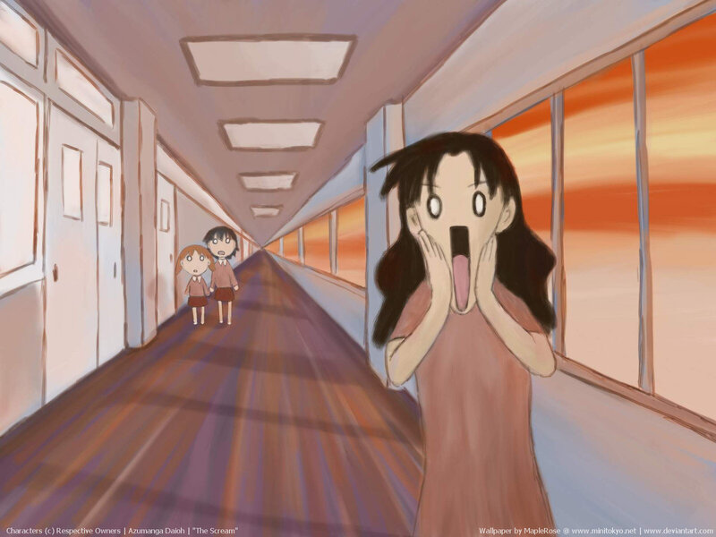 Girl Screaming in Hallway