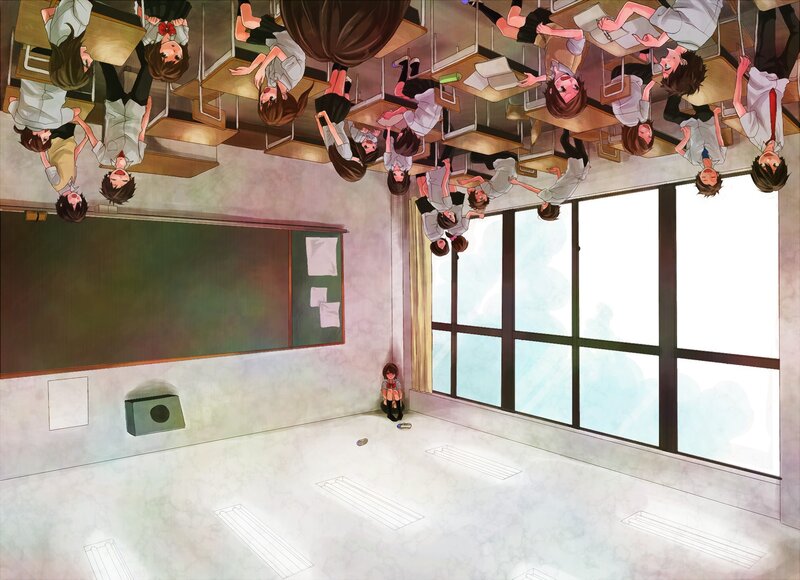 Girl Sitting in Corner