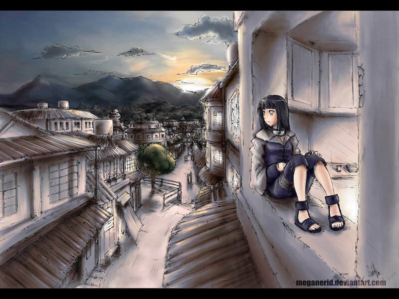 Girl Sitting on Windowsill — Gray, Serene