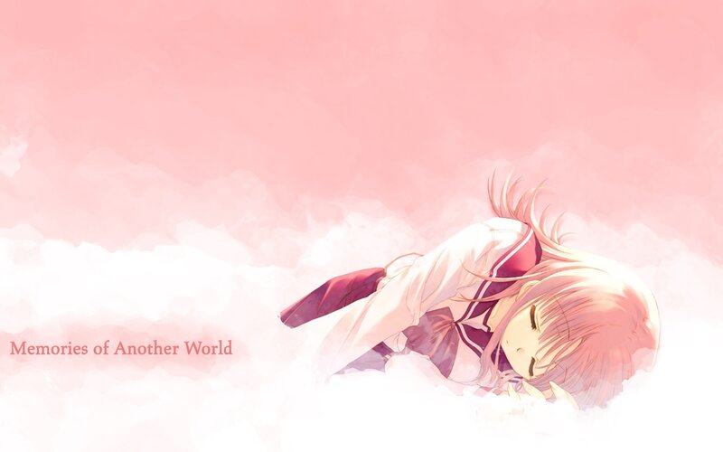 girl sleeping in clouds