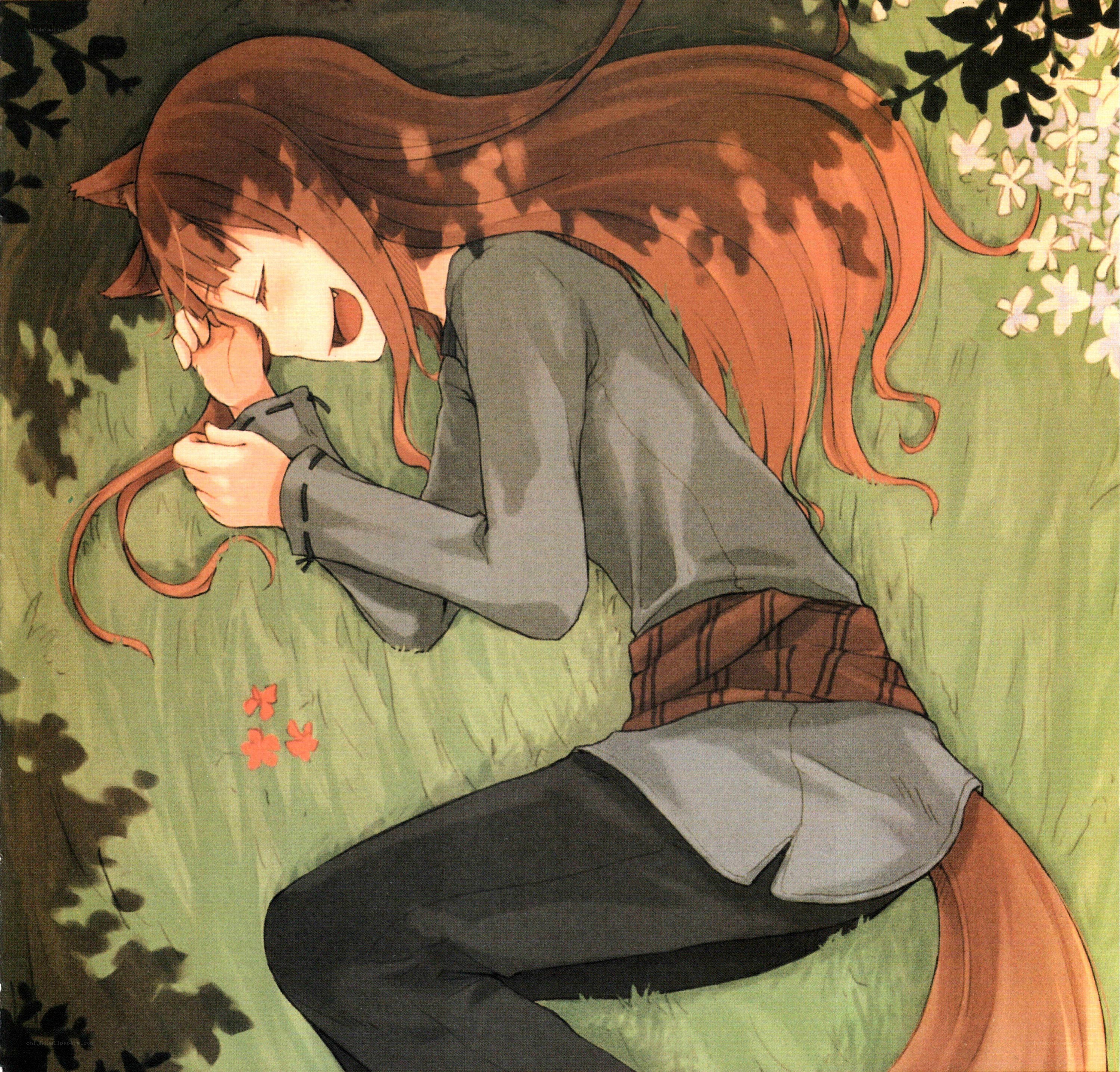 girl sleeping in grass