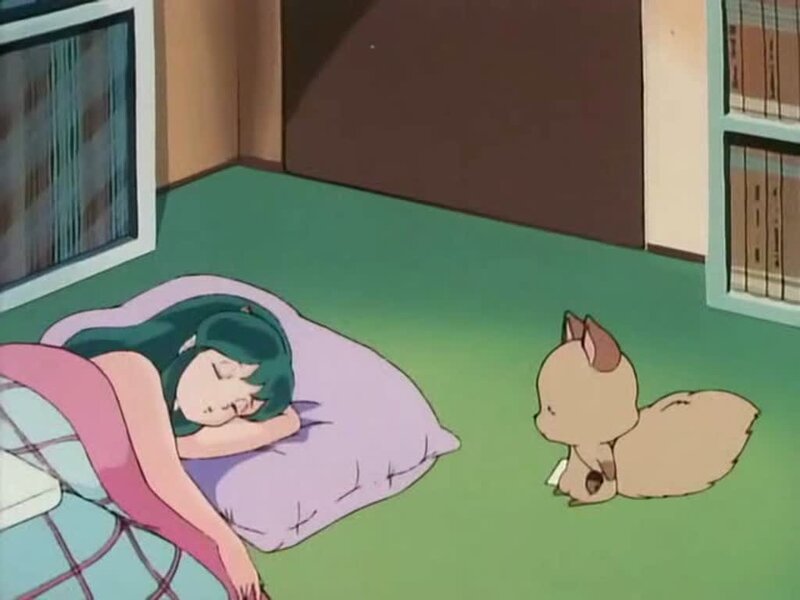 girl sleeping with animal