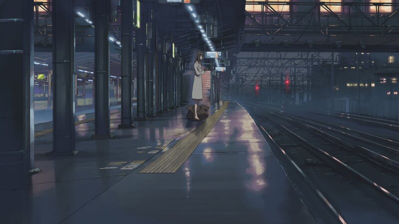 Girl Standing on Platform