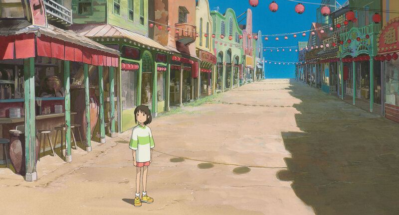 Girl Standing on Street