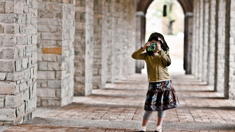 Girl Taking a Photo