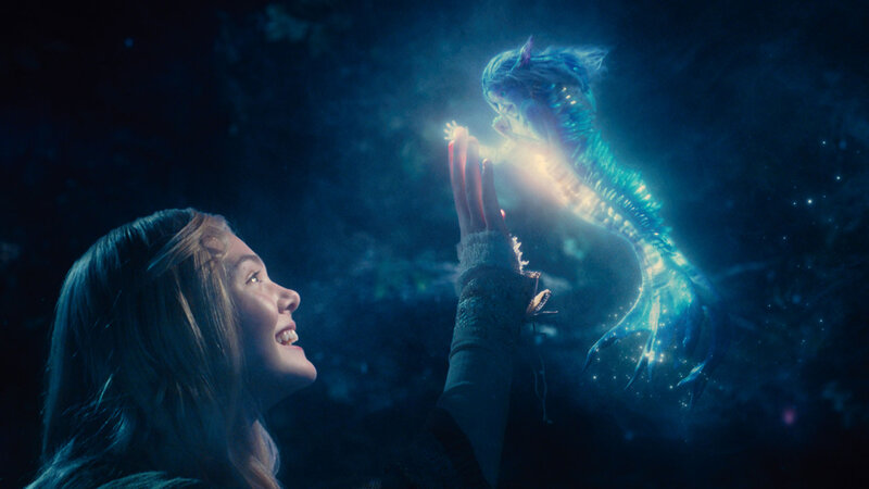 Girl Touching Glowing Creature
