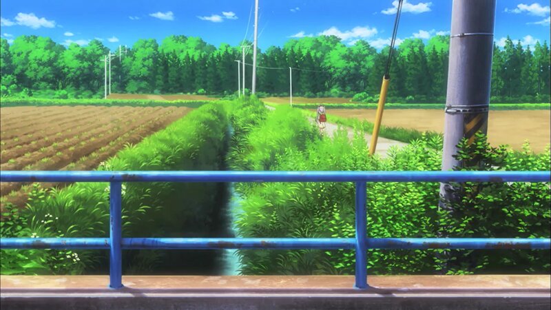 Girl Walking on Path — Green, Serene, Afternoon