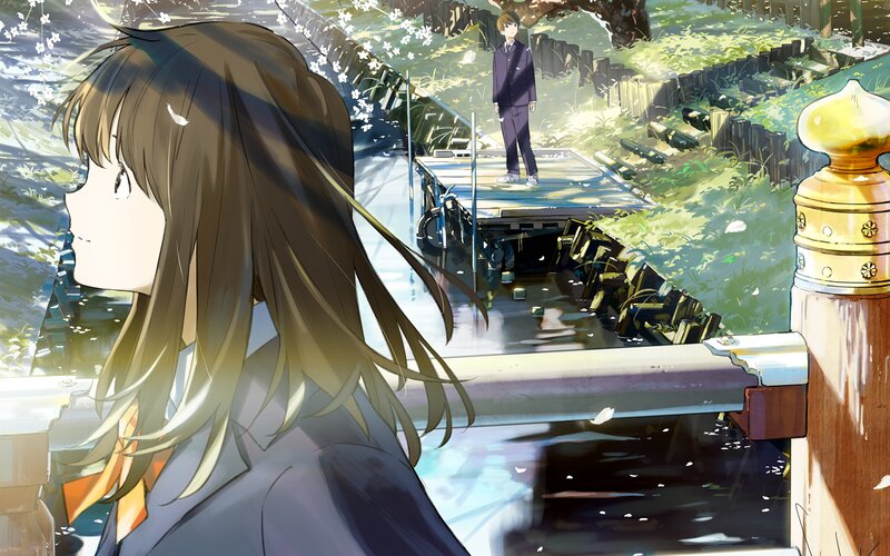 Girl Watching Boy