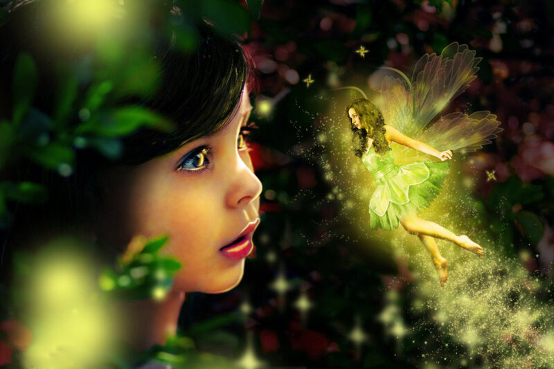 Girl Watching Fairy