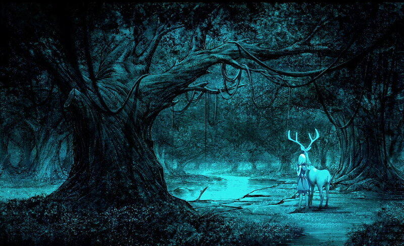 Girl with a Deer