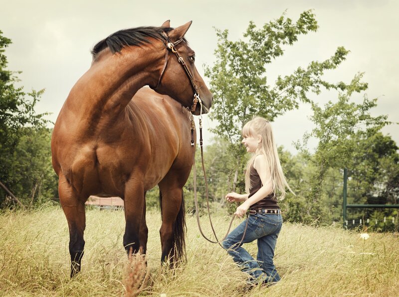 Girl with a Horse