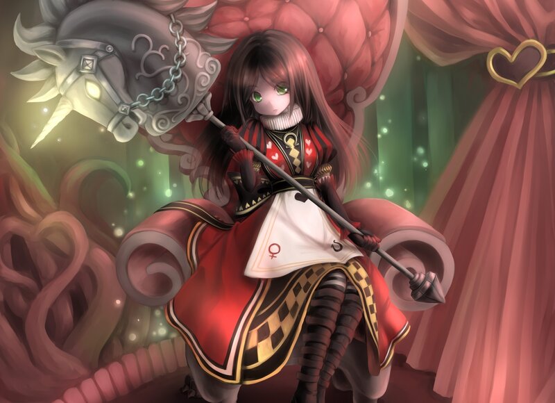 Girl with a Mace