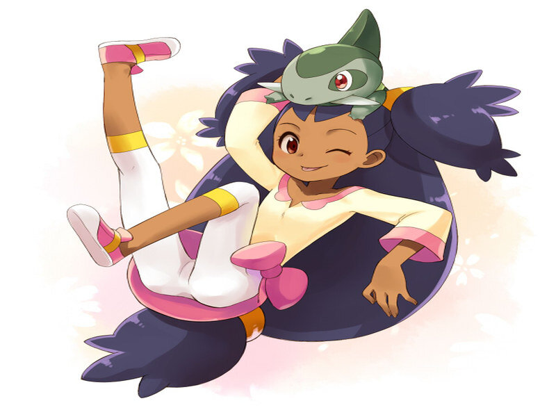 Girl with a Pokémon — Purple