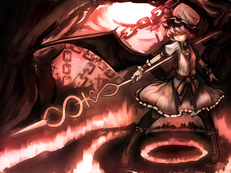 Girl with a Spear — Red