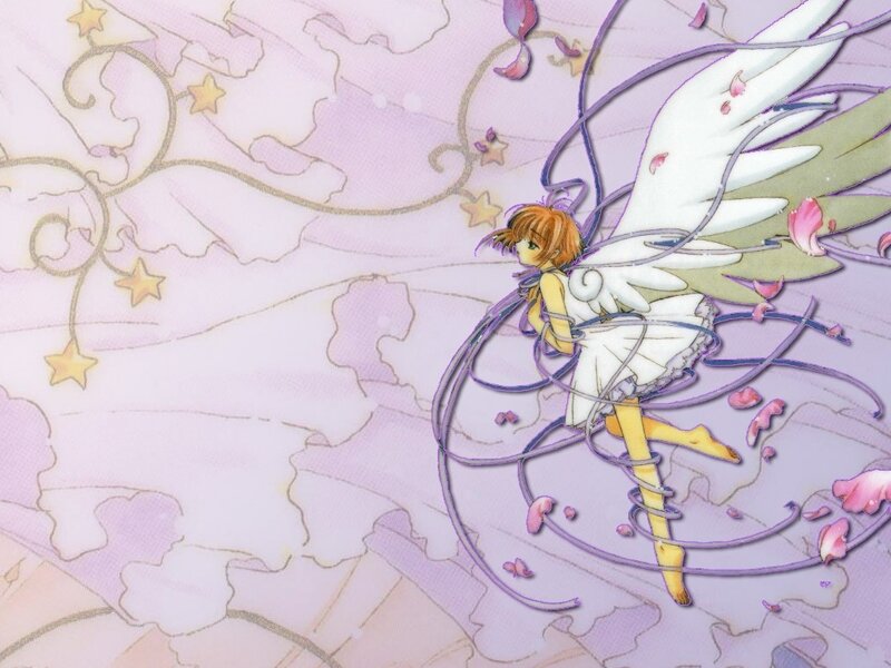 Girl with Angel Wings — Pink