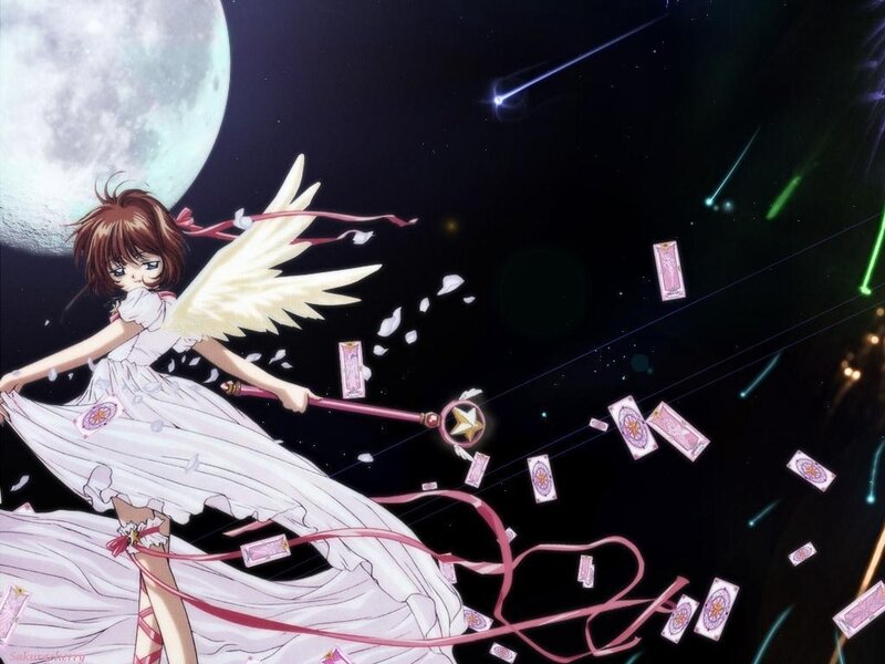 Girl with Angel Wings — White, Dramatic