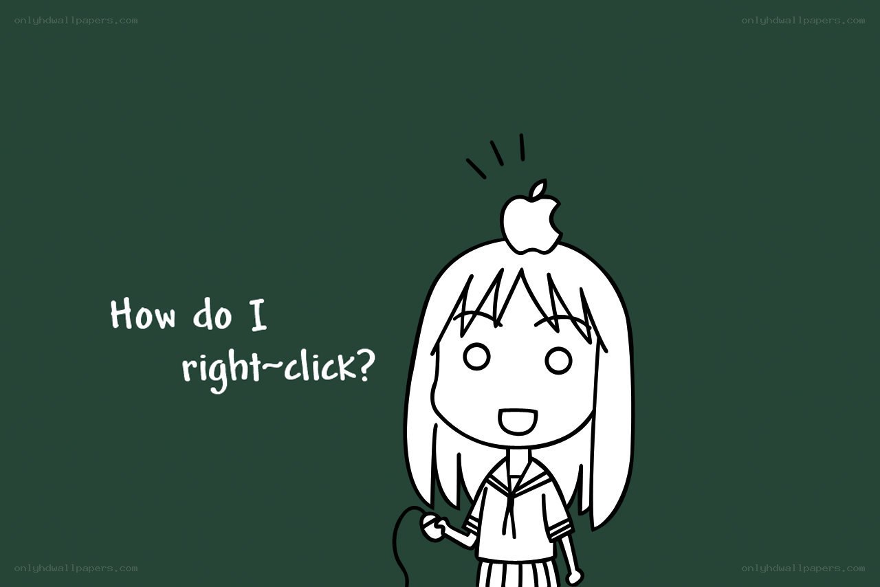 Girl with apple on head