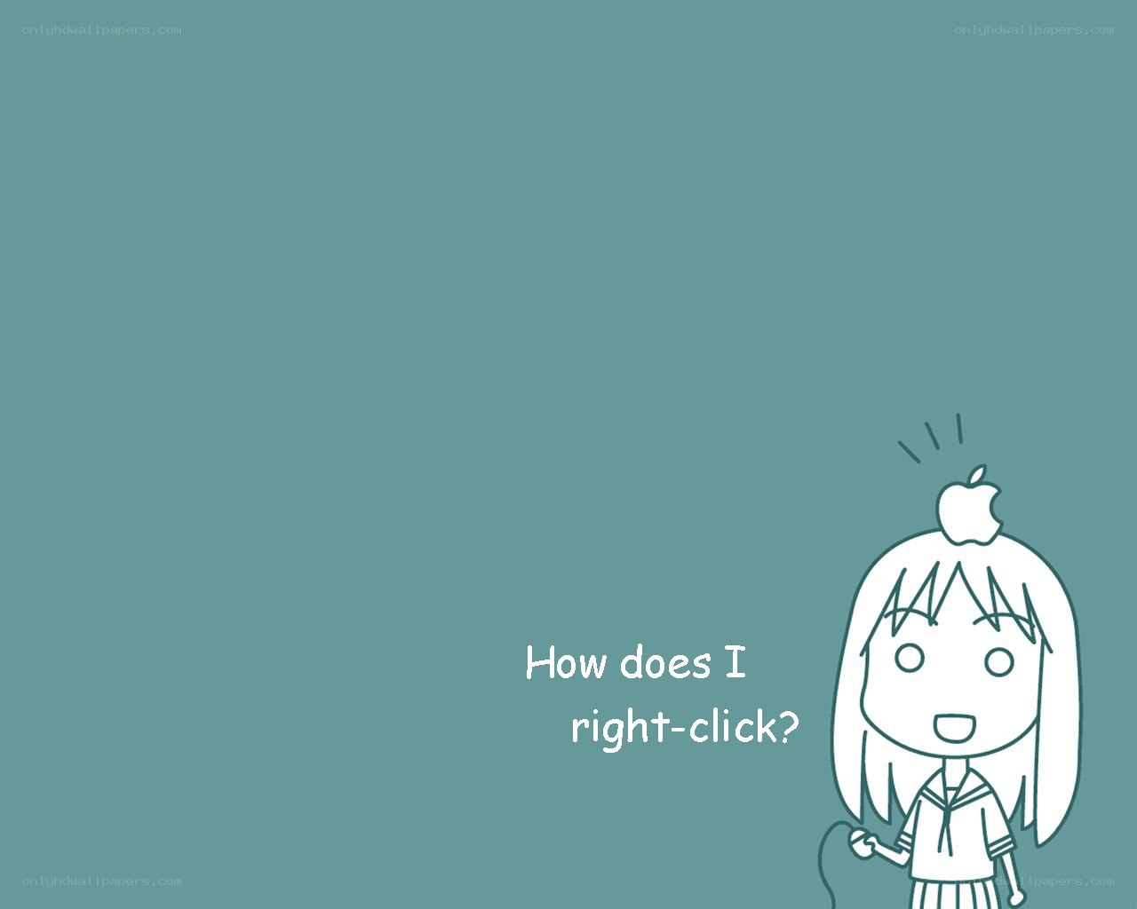 girl with apple on head