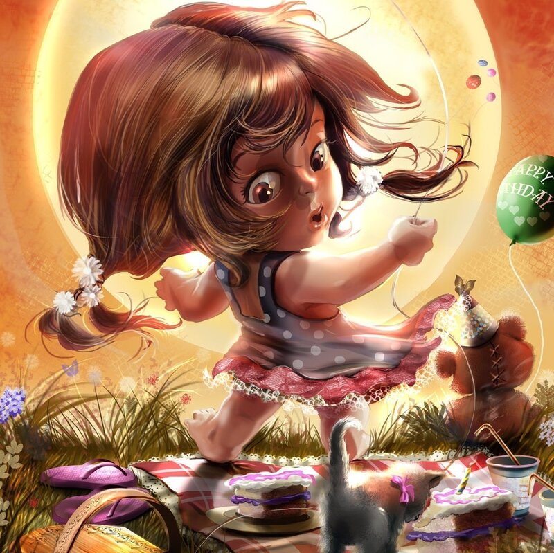 Girl with Balloon
