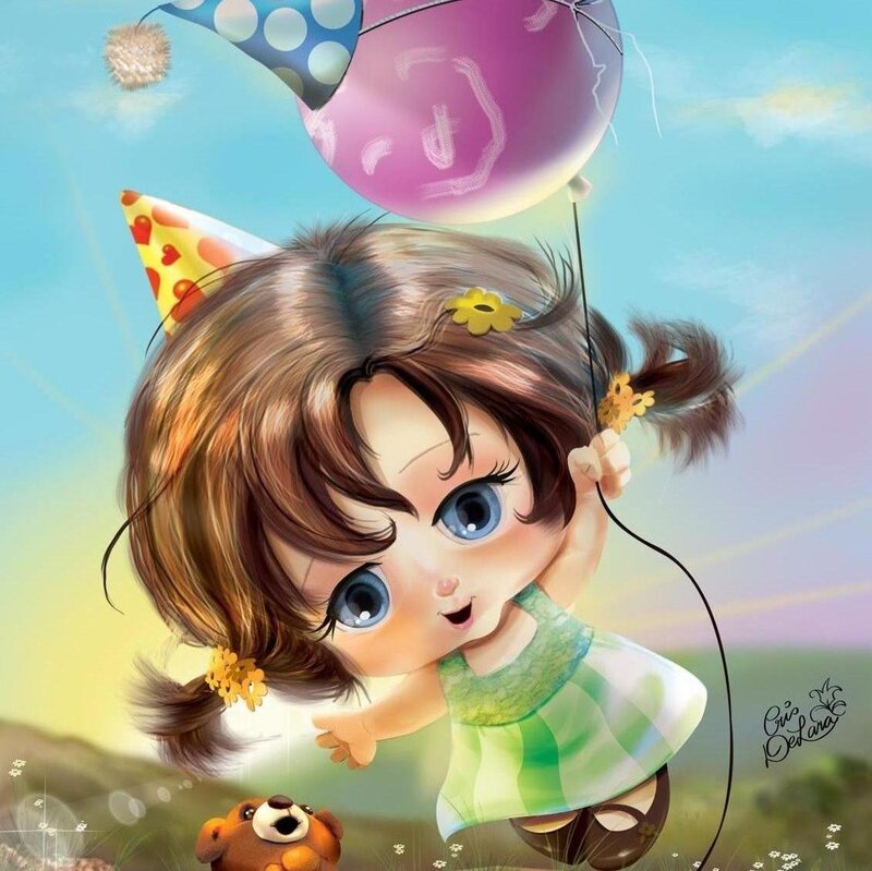 Girl with Balloons