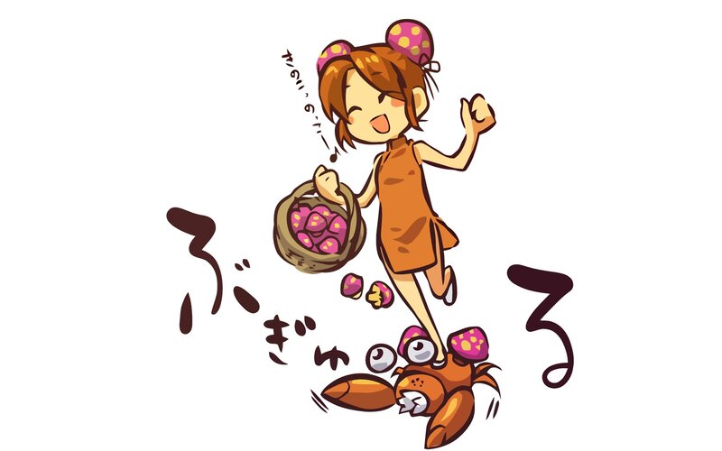 girl with basket of eggs