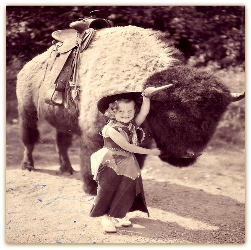 Girl with Bison