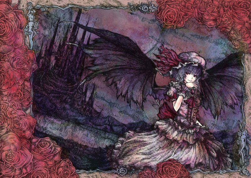 Girl with Black Wings — Red