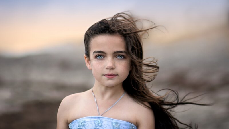 Girl with Blue Eyes — Serene