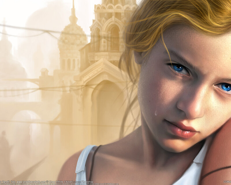 Girl with Blue Eyes — Yellow