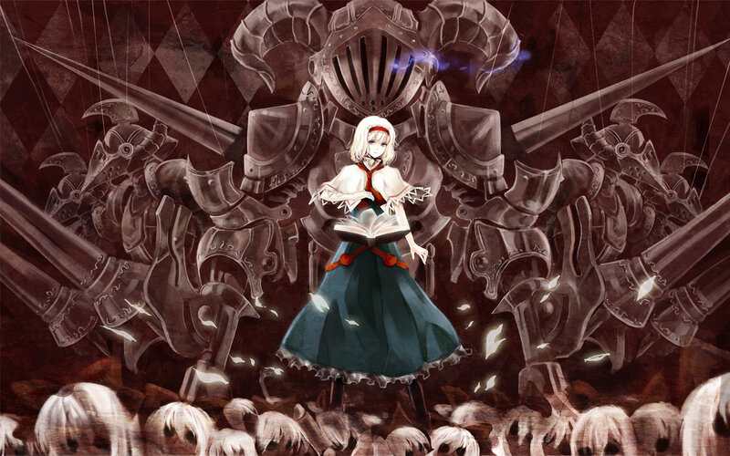 Girl with Book and Armor — Brown