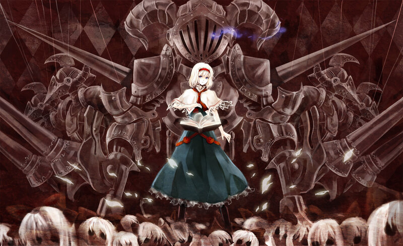 Girl with Book and Armor