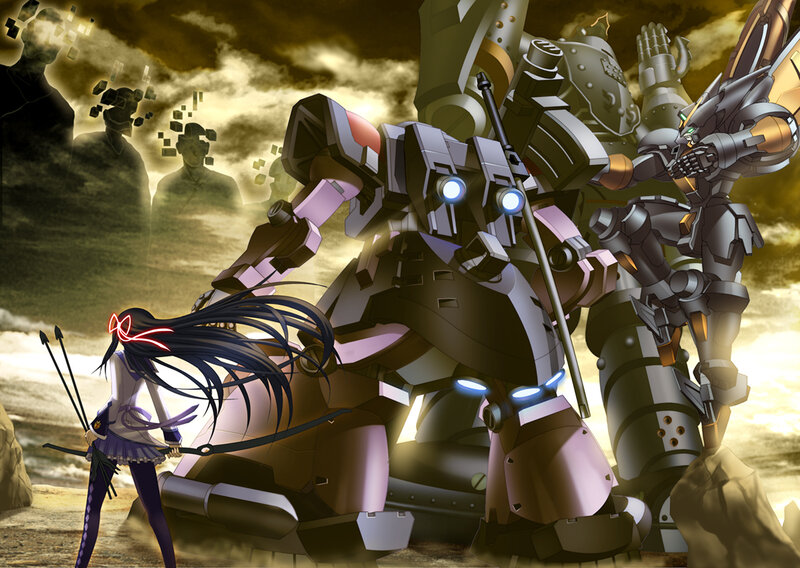 Girl with Bow and Mechs