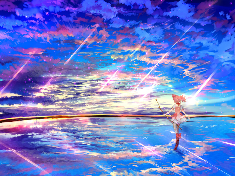 Girl with Bow in Water