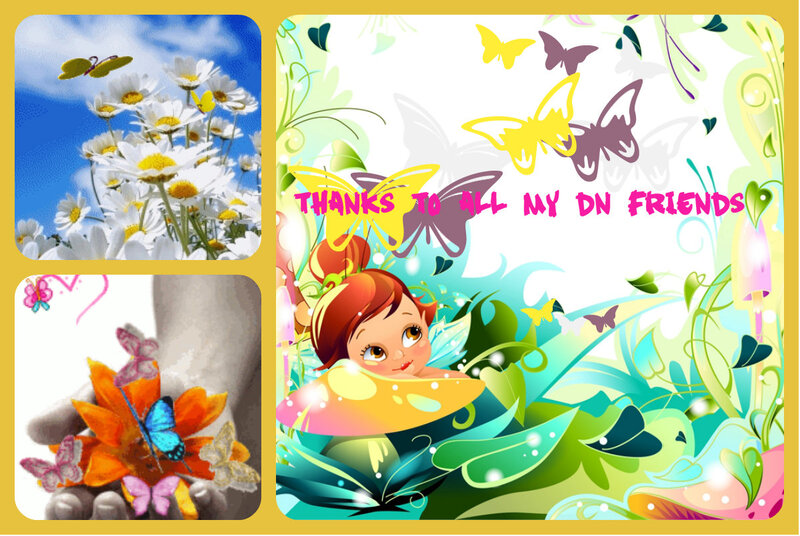 Girl with Butterfly Wings — Yellow