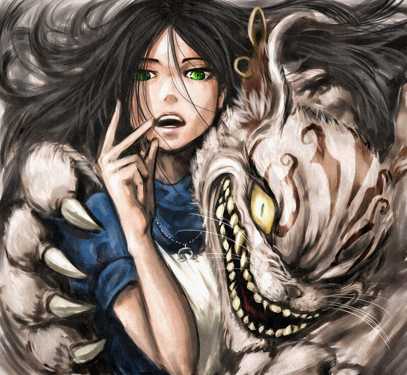Girl with Cat Creature