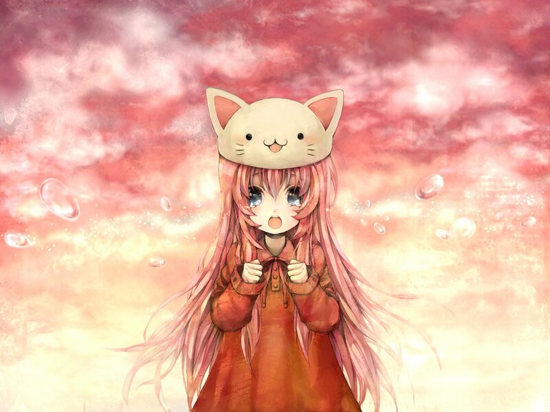 Girl with Cat Hat